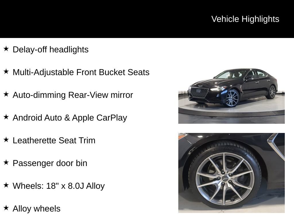 Used 2019 Genesis G70 2.0T Advanced w/ Dynamic Package AWD/4WD image 19