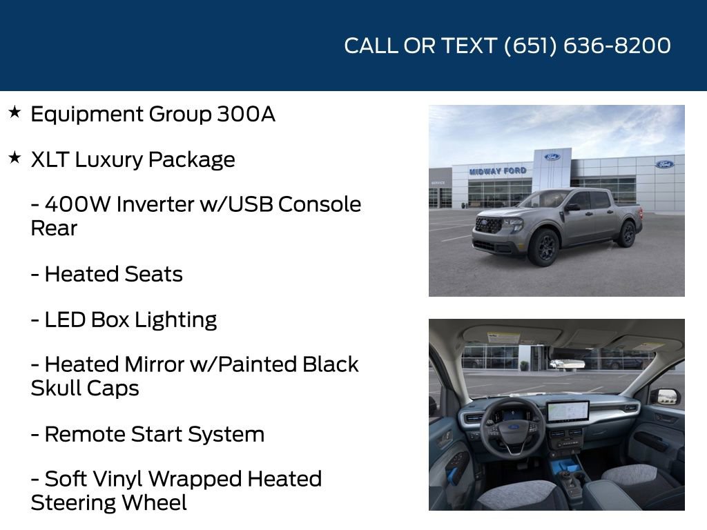New 2025 Ford Maverick XLT w/ XLT Luxury Package image 5