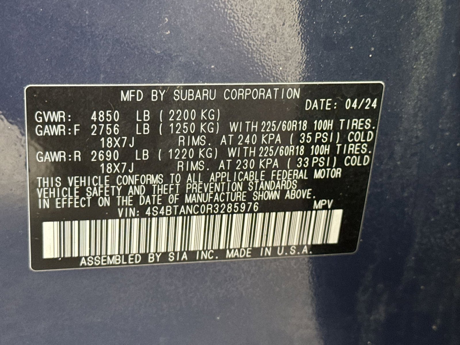 Used 2024 Subaru Outback Limited image 34