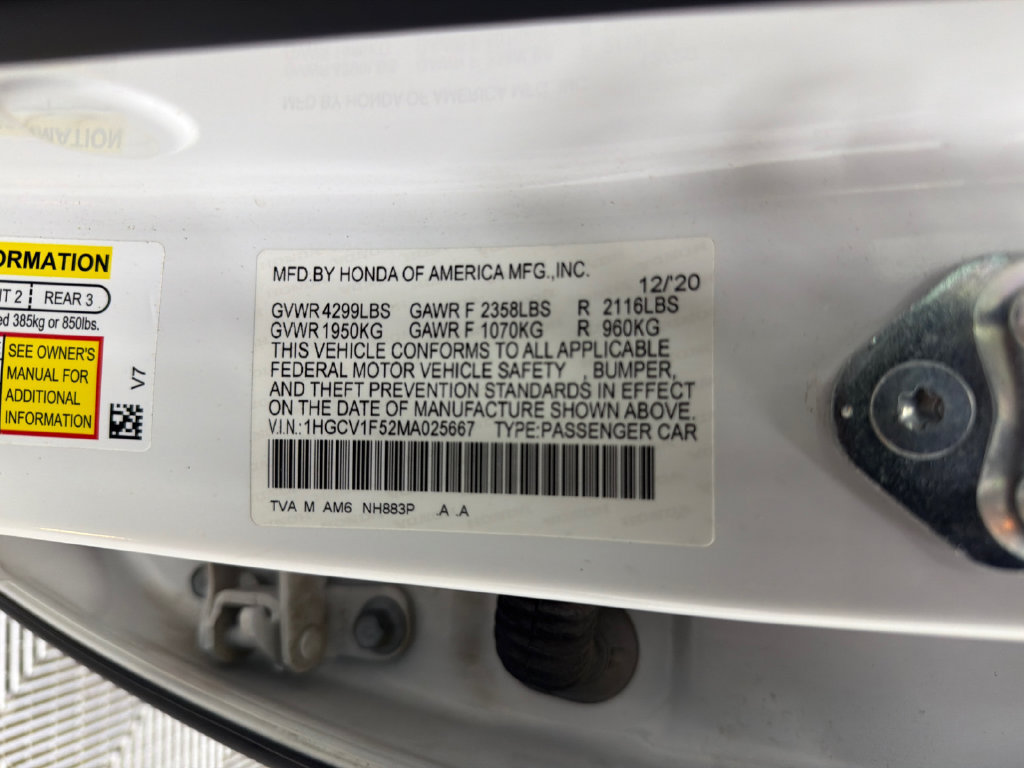 Used 2021 Honda Accord EX-L image 33
