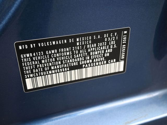 Certified 2021 Volkswagen Jetta S w/ Driver Assistance Package image 20