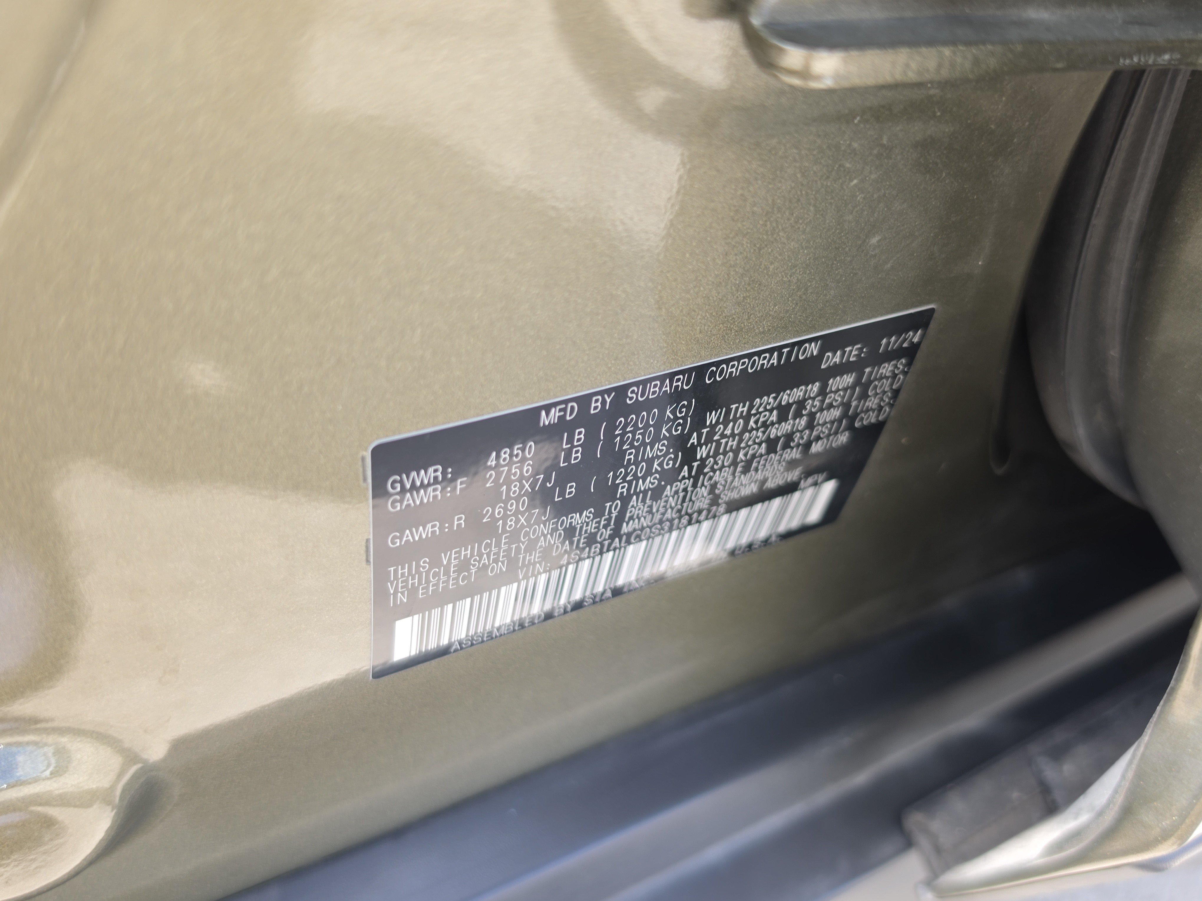 Used 2025 Subaru Outback Onyx Edition AWD/4WD image 34
