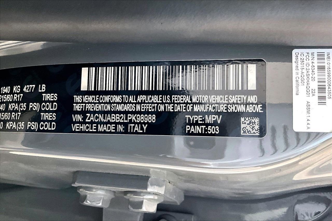 Used 2020 Jeep Renegade Altitude FWD image 8