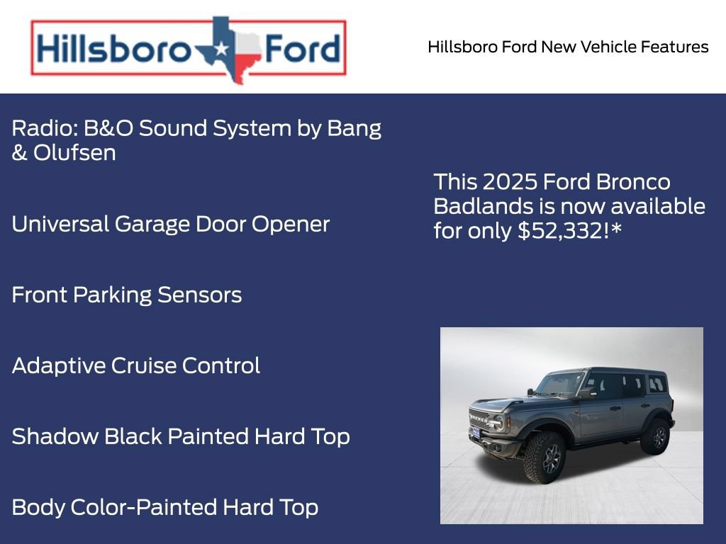 New 2025 Ford Bronco Badlands AWD/4WD image 19
