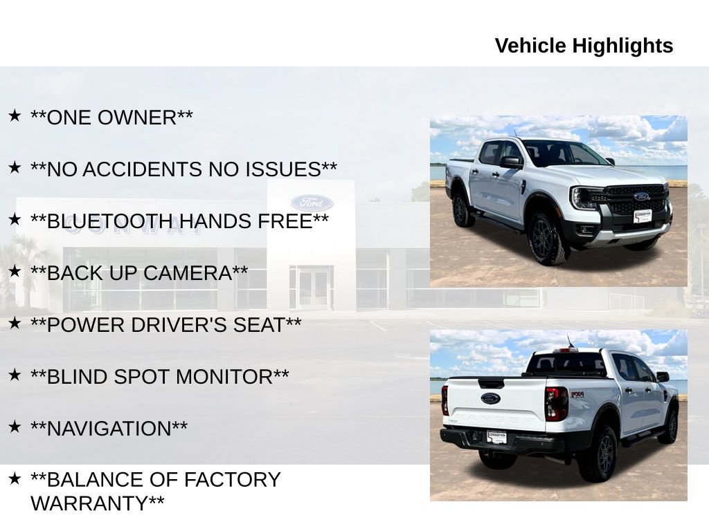 Used 2024 Ford Ranger XLT w/ FX4 Off-Road Package image 6
