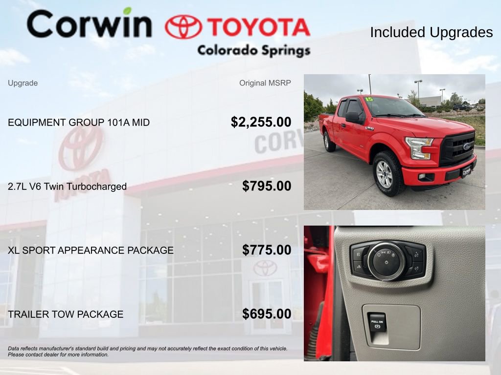 Used 2015 Ford F150 XL w/ Equipment Group 101A Mid AWD/4WD image 4
