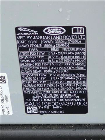 New 2027 Land Rover Range Rover Autobiography AWD/4WD image 17