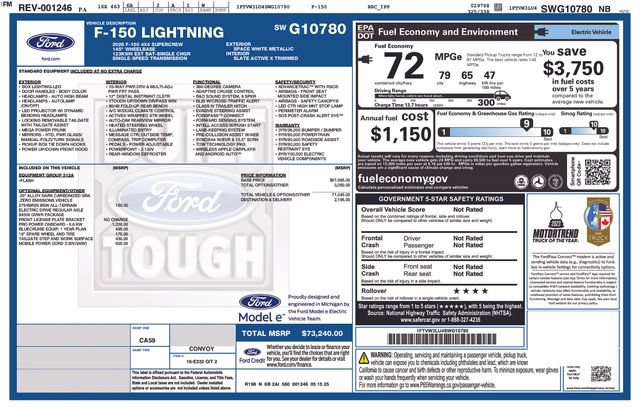 New 2025 Ford F150 Lightning Flash AWD/4WD image 25