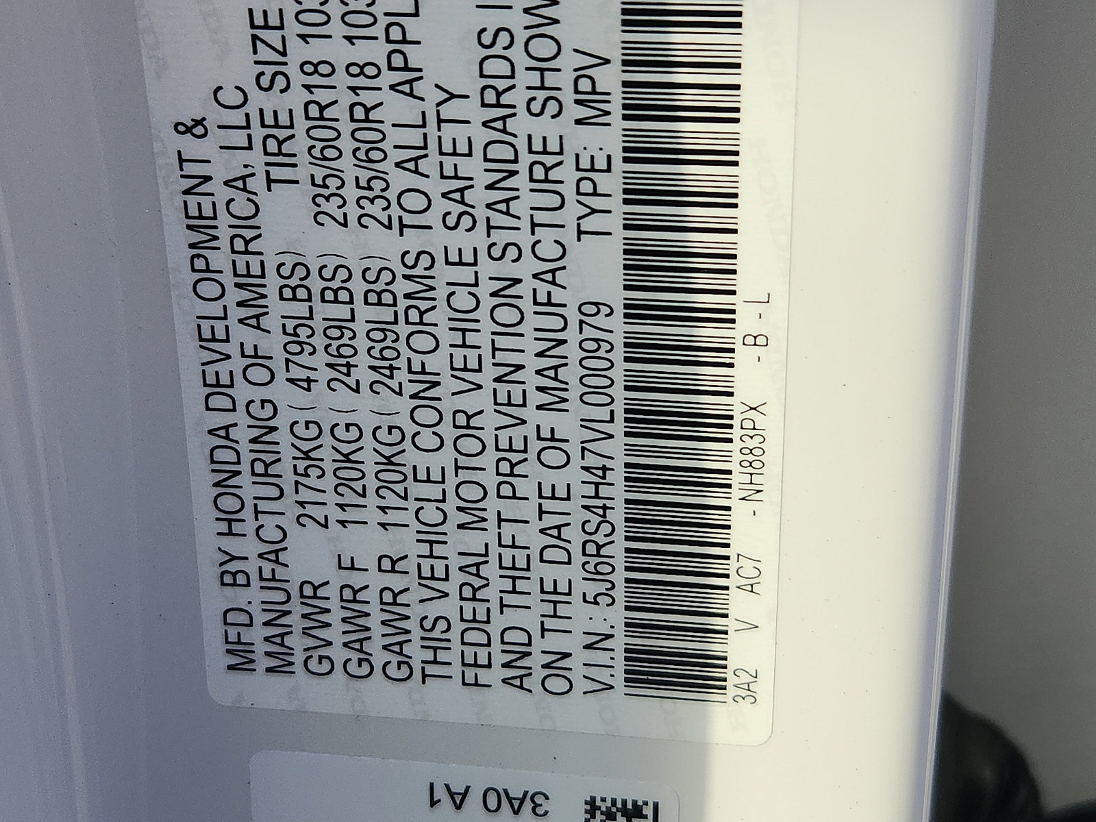 New 2027 Honda CR-V EX image 19