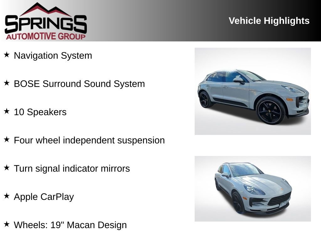 Used 2021 Porsche Macan S AWD/4WD image 2