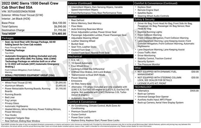 Used 2022 GMC Sierra 1500 Denali image 20