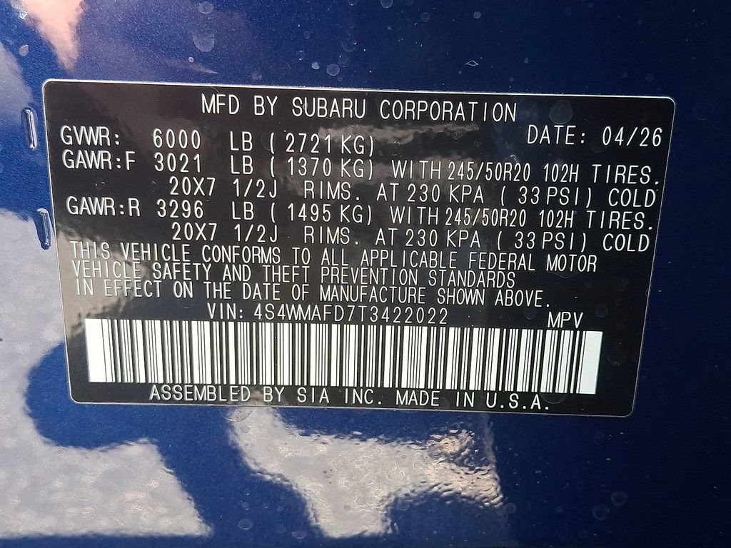 New 2026 Subaru Ascent Limited AWD/4WD image 18