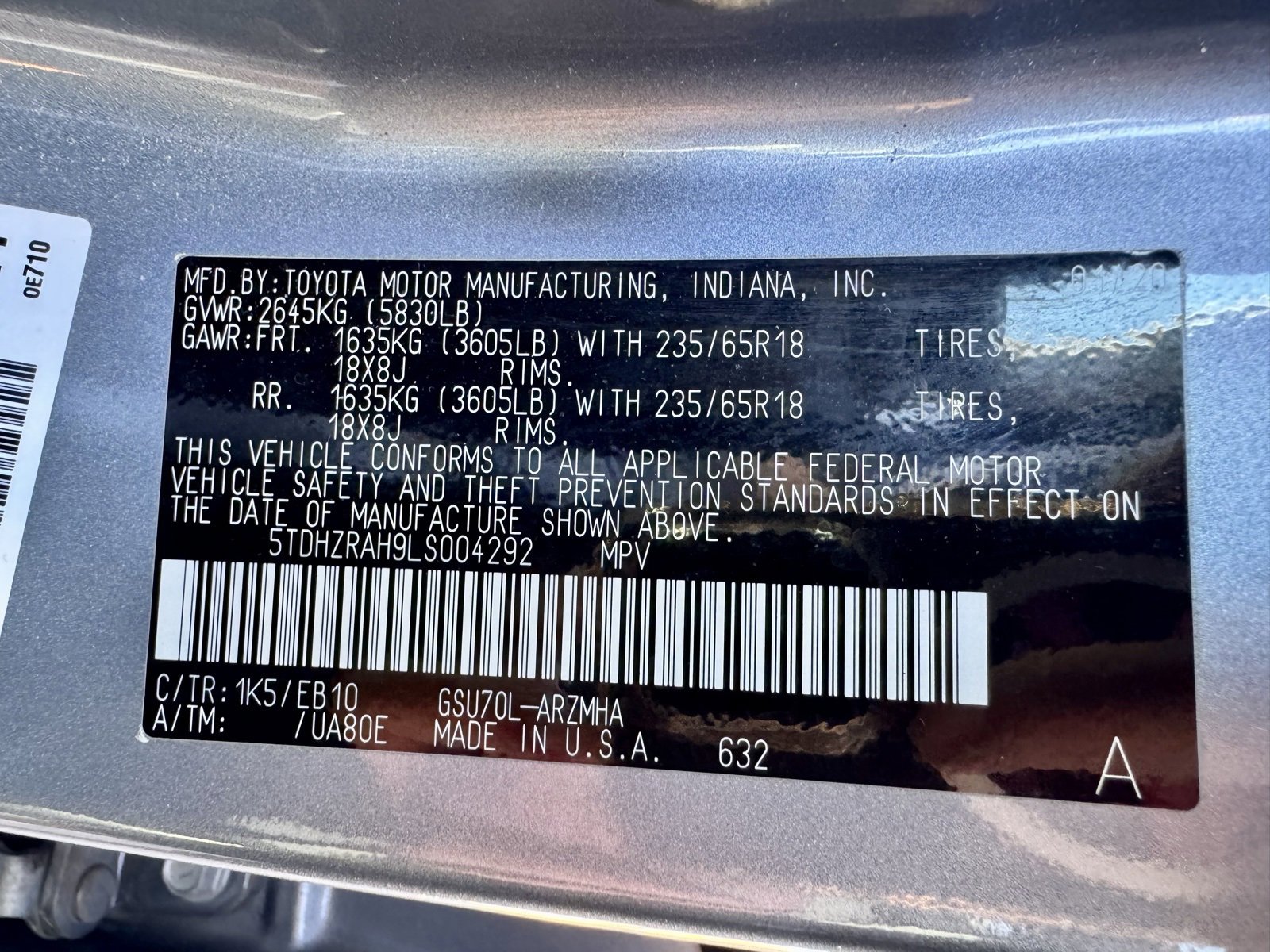 Used 2020 Toyota Highlander XLE image 29