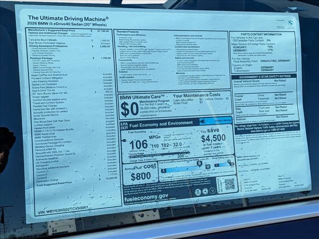 New 2026 BMW i5 eDrive40 image 18