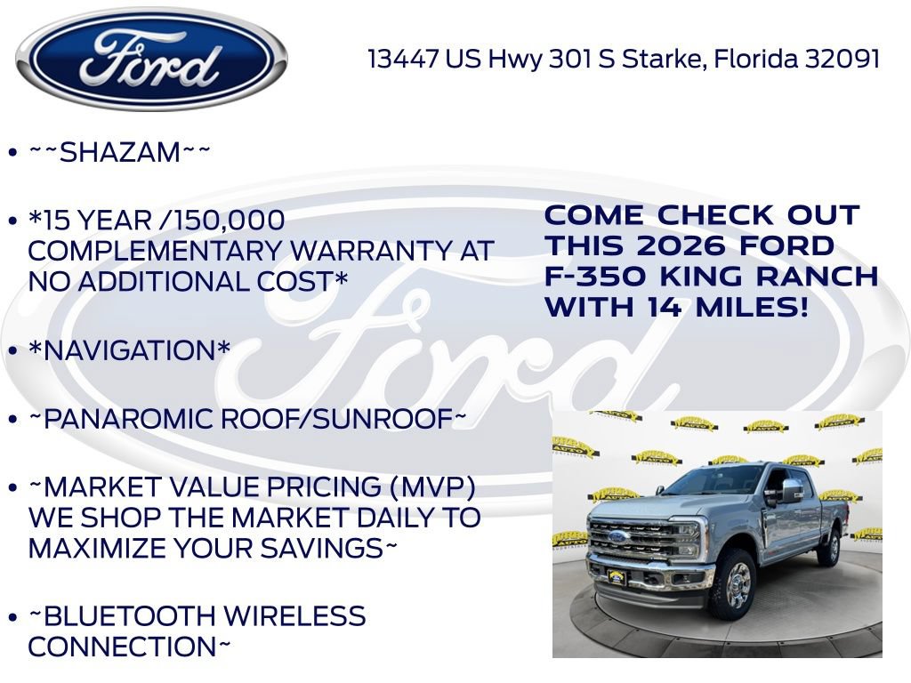New 2026 Ford F350 King Ranch w/ Chrome Package AWD/4WD image 5