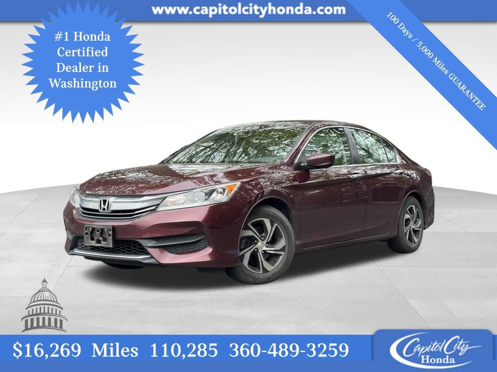Certified 2017 Honda Accord LX