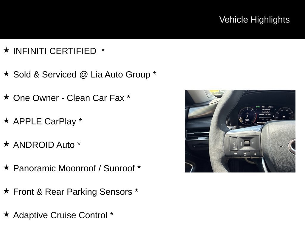 Certified 2026 INFINITI QX60 Luxe w/ Cargo Package AWD/4WD image 11