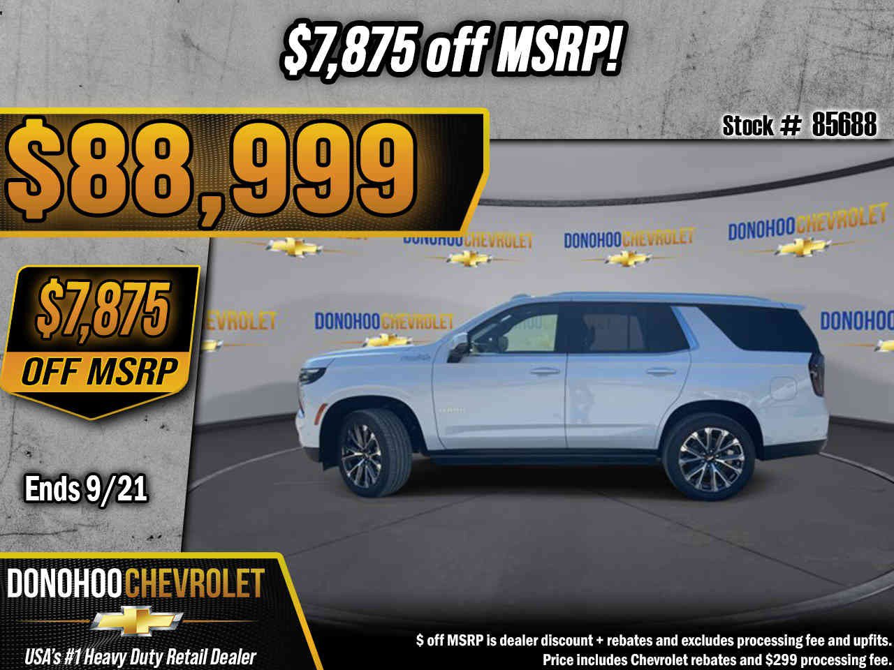 New 2026 Chevrolet Tahoe High Country AWD/4WD image 1