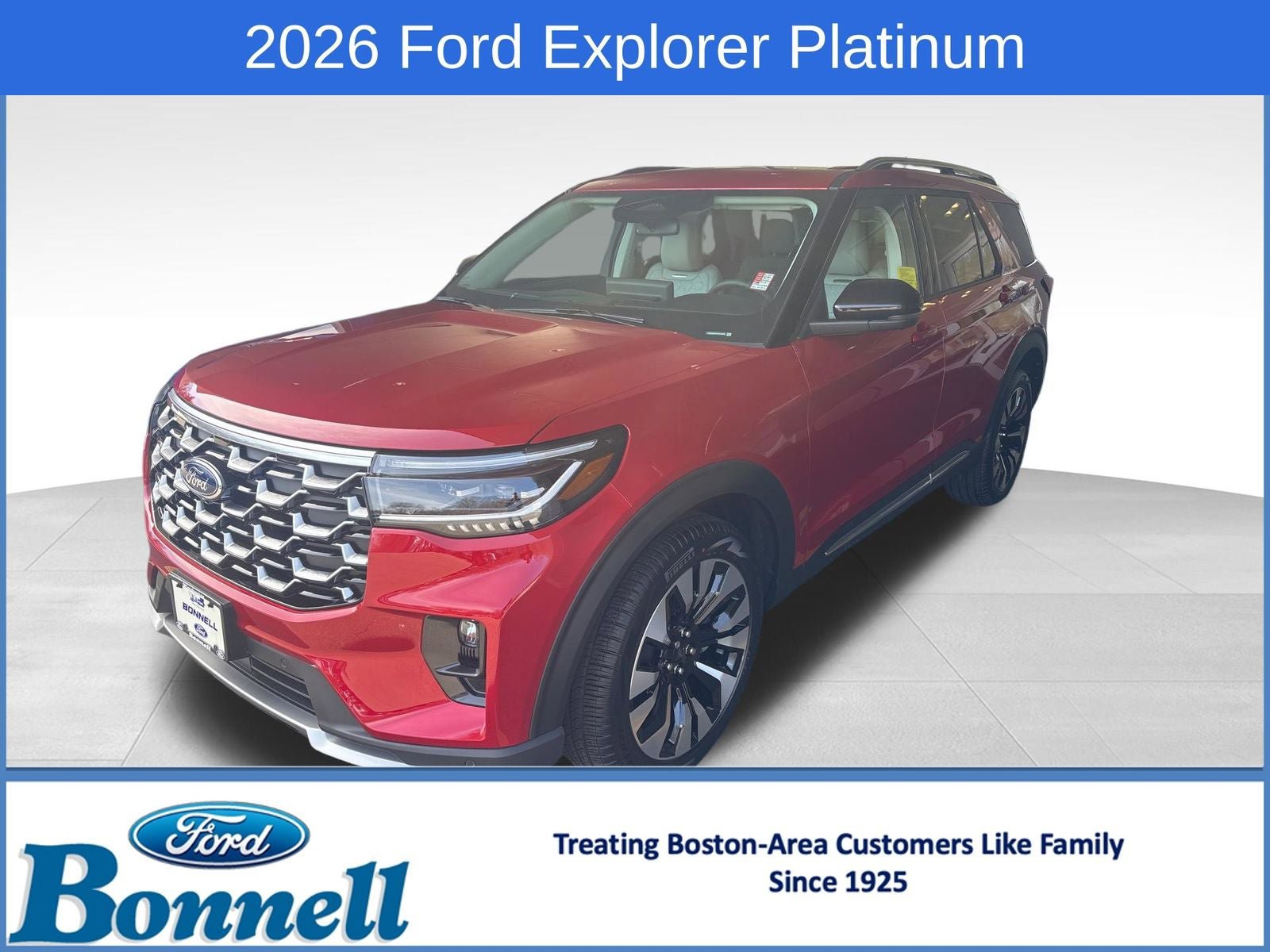 New 2026 Ford Explorer Platinum w/ LUX Leather Package image 1