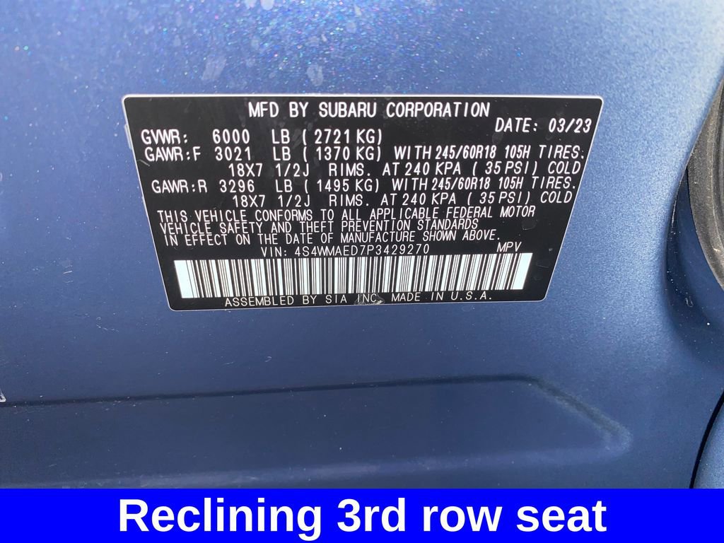Certified 2023 Subaru Ascent Premium w/ Convenience Package AWD/4WD image 29