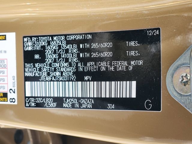 Used 2025 Toyota Land Cruiser w/ Premium Package image 37