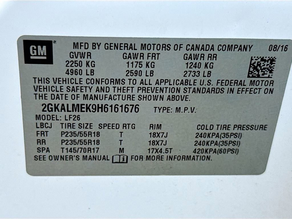 Used 2017 GMC Terrain SLE FWD image 36