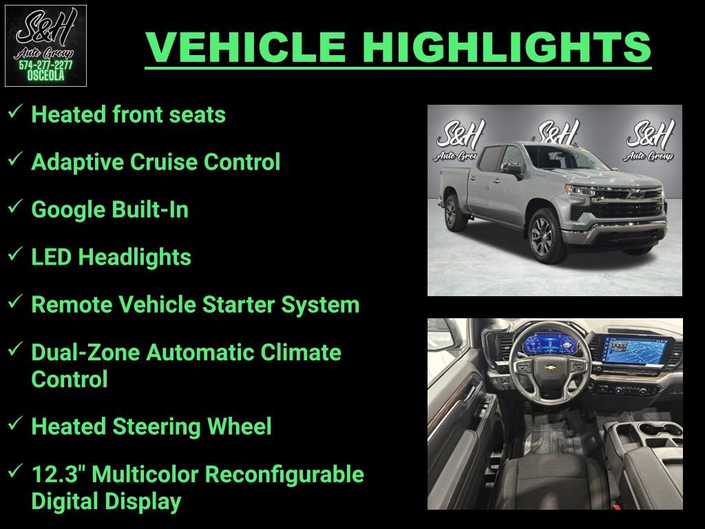 Used 2025 Chevrolet Silverado 1500 LT w/ LPO, Dark Essentials Package image 3