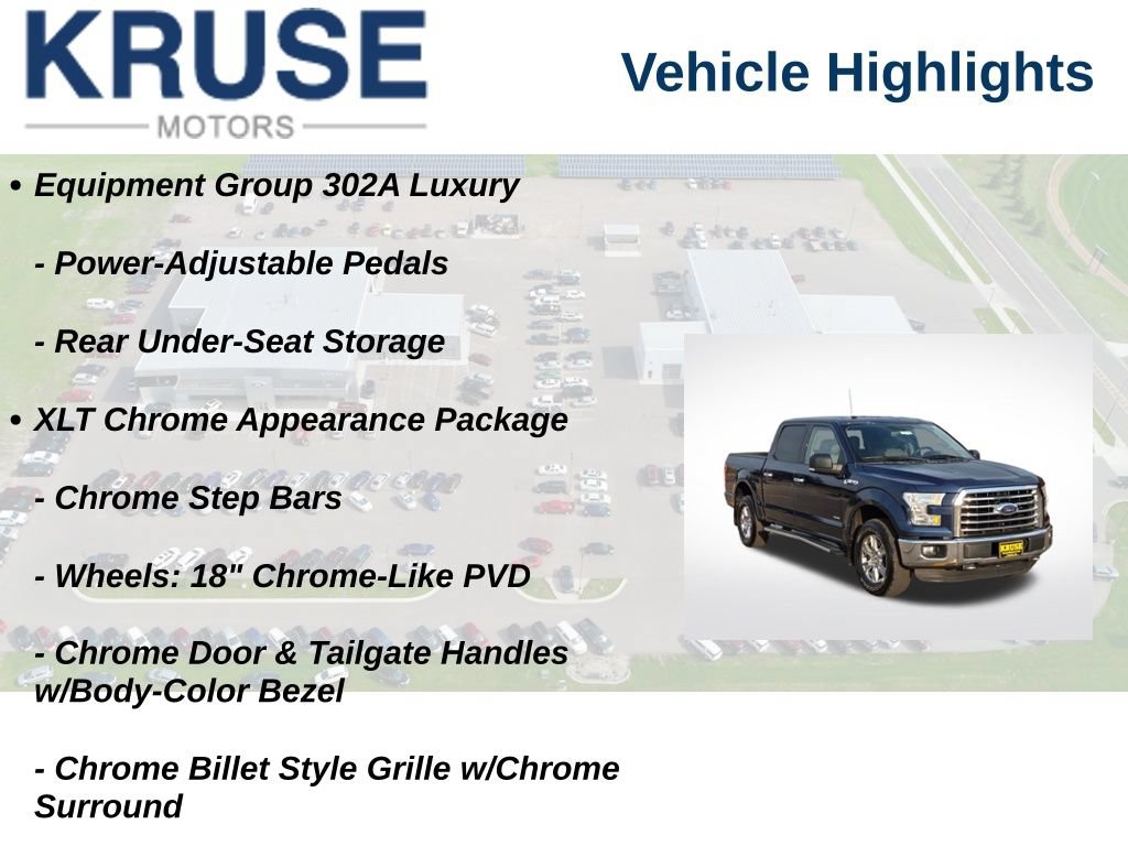 Used 2016 Ford F150 XLT w/ Equipment Group 302A Luxury AWD/4WD image 26