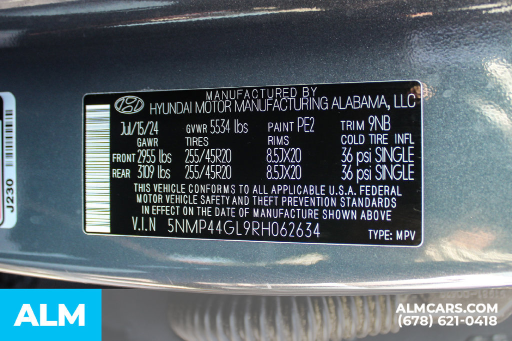 Used 2024 Hyundai Santa Fe Limited FWD image 38