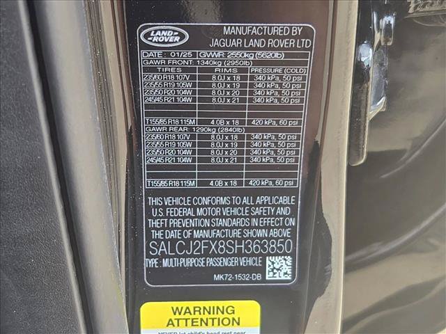 Certified 2025 Land Rover Discovery Sport S AWD/4WD image 26