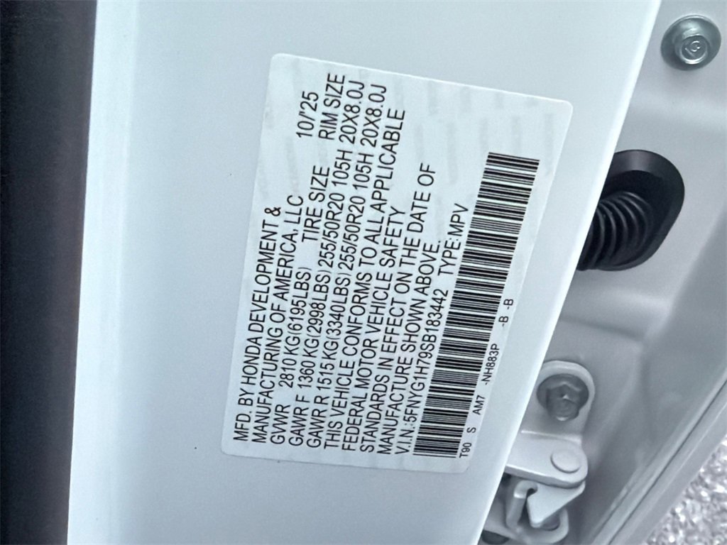 New 2025 Honda Pilot Touring image 38