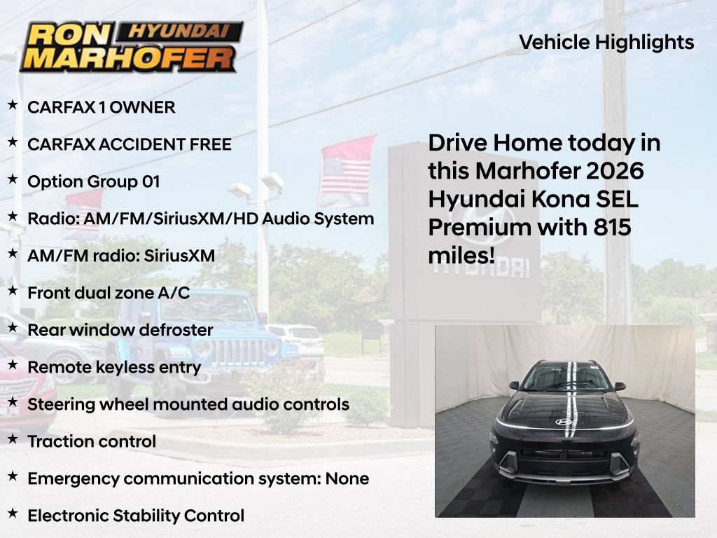 Certified 2026 Hyundai Kona SEL Premium AWD/4WD image 8