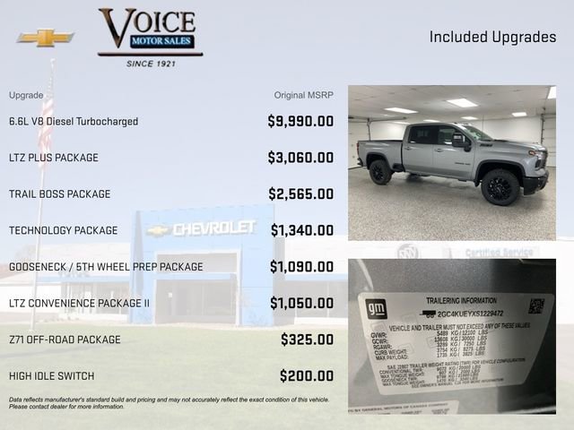 New 2025 Chevrolet Silverado 3500 LTZ w/ LTZ Plus Package image 4