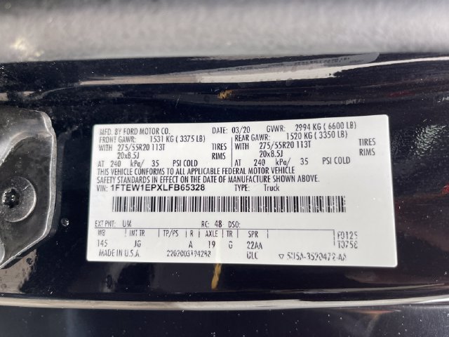 Used 2020 Ford F150 XL w/ Equipment Group 101A Mid AWD/4WD image 23