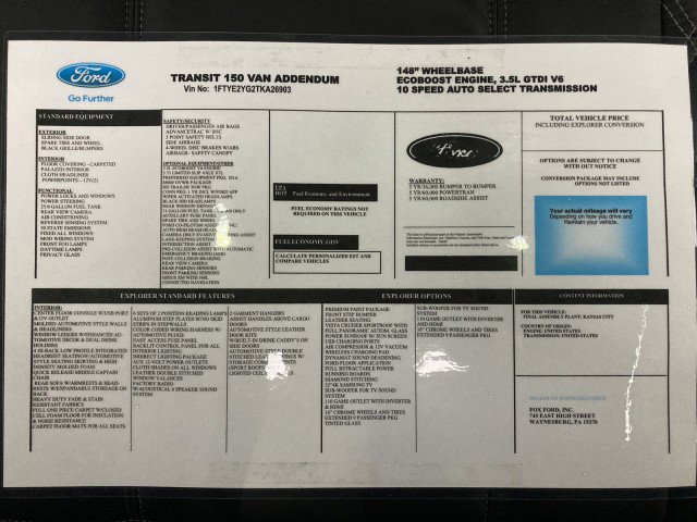 New 2026 Ford Transit 150 Low Roof AWD image 32