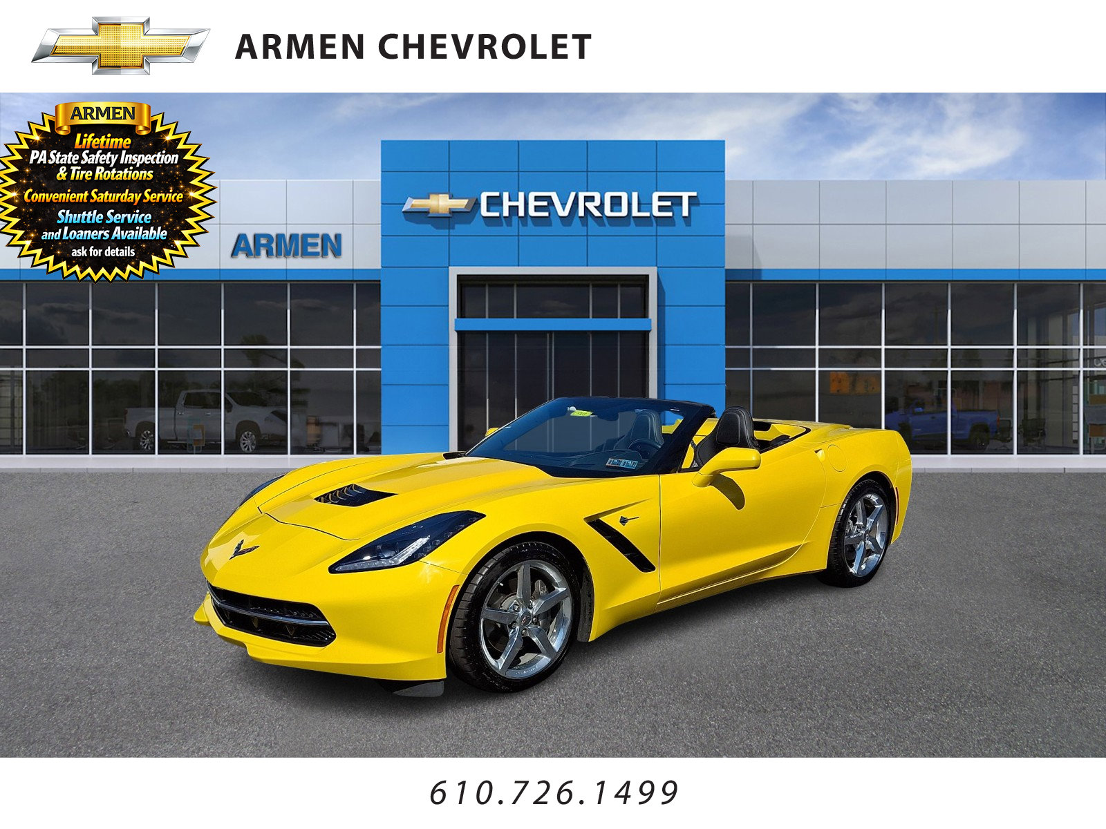 Used 2015 Chevrolet Corvette Stingray Convertible w/ 3LT Preferred Equipment Group
