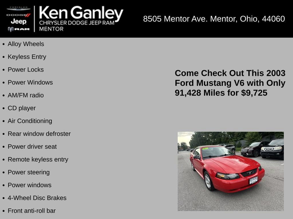 Used 2003 Ford Mustang Convertible RWD image 5