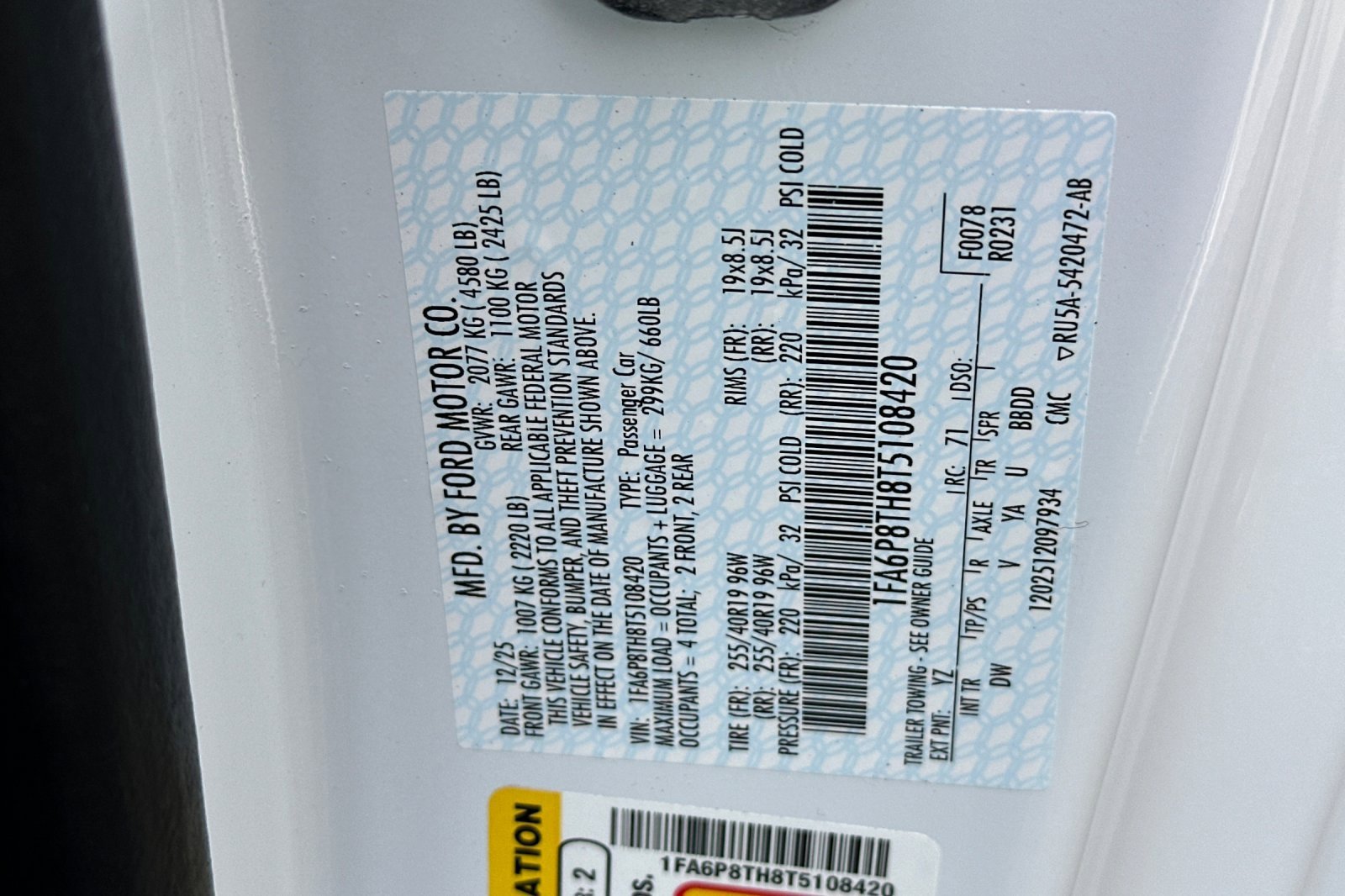 New 2026 Ford Mustang Coupe w/ Bronze Appearance Package image 27