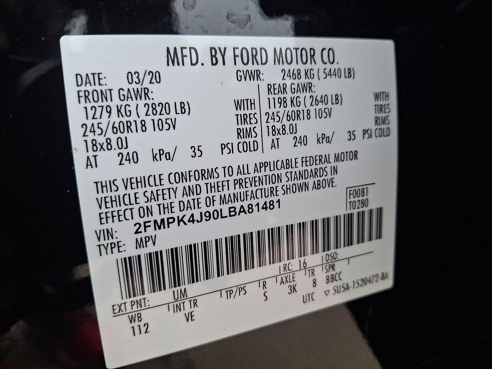 Used 2020 Ford Edge SEL w/ Convenience Package AWD/4WD image 27