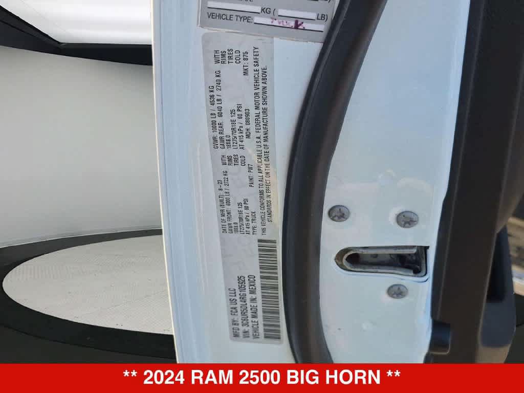 Used 2024 RAM 2500 Big Horn w/ Off Road Package AWD/4WD image 34