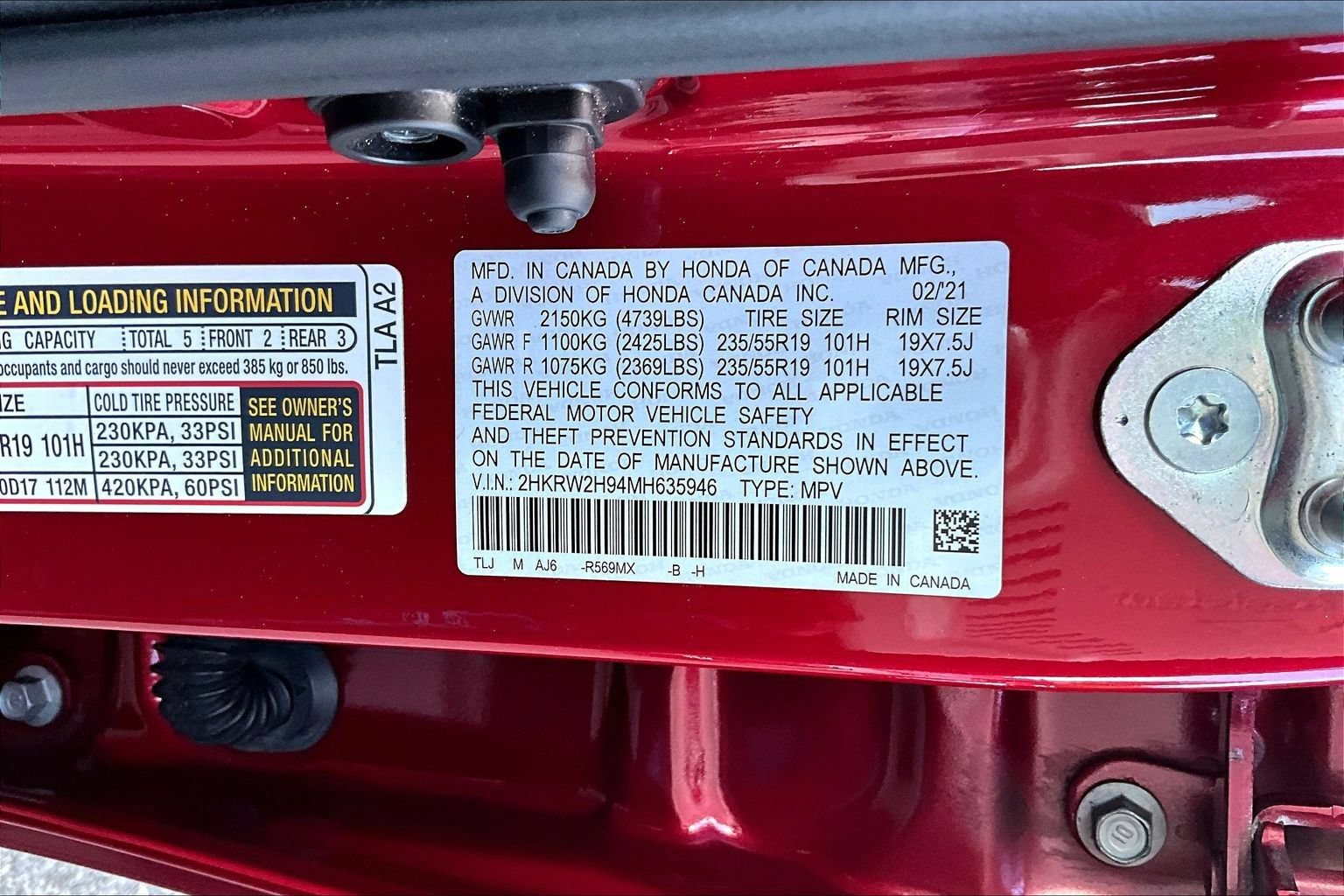 Used 2021 Honda CR-V Touring image 18