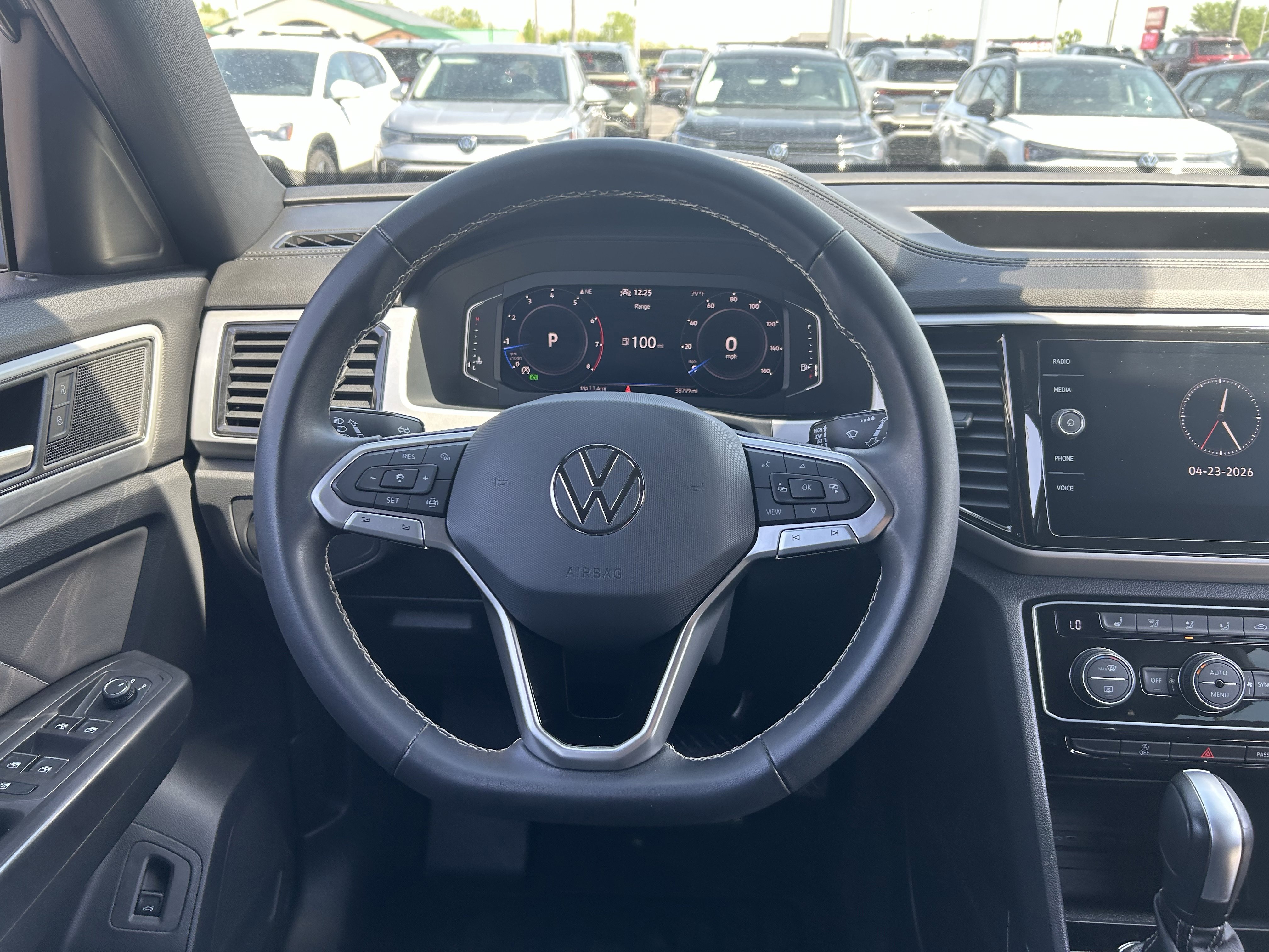 Certified 2023 Volkswagen Atlas Cross Sport SE w/ Black Wheel Package FWD image 10