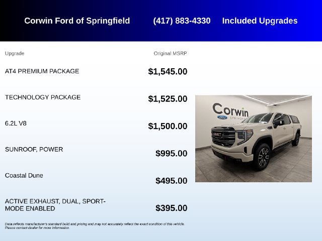 Used 2026 GMC Sierra 1500 AT4 w/ AT4 Premium Package AWD/4WD image 5