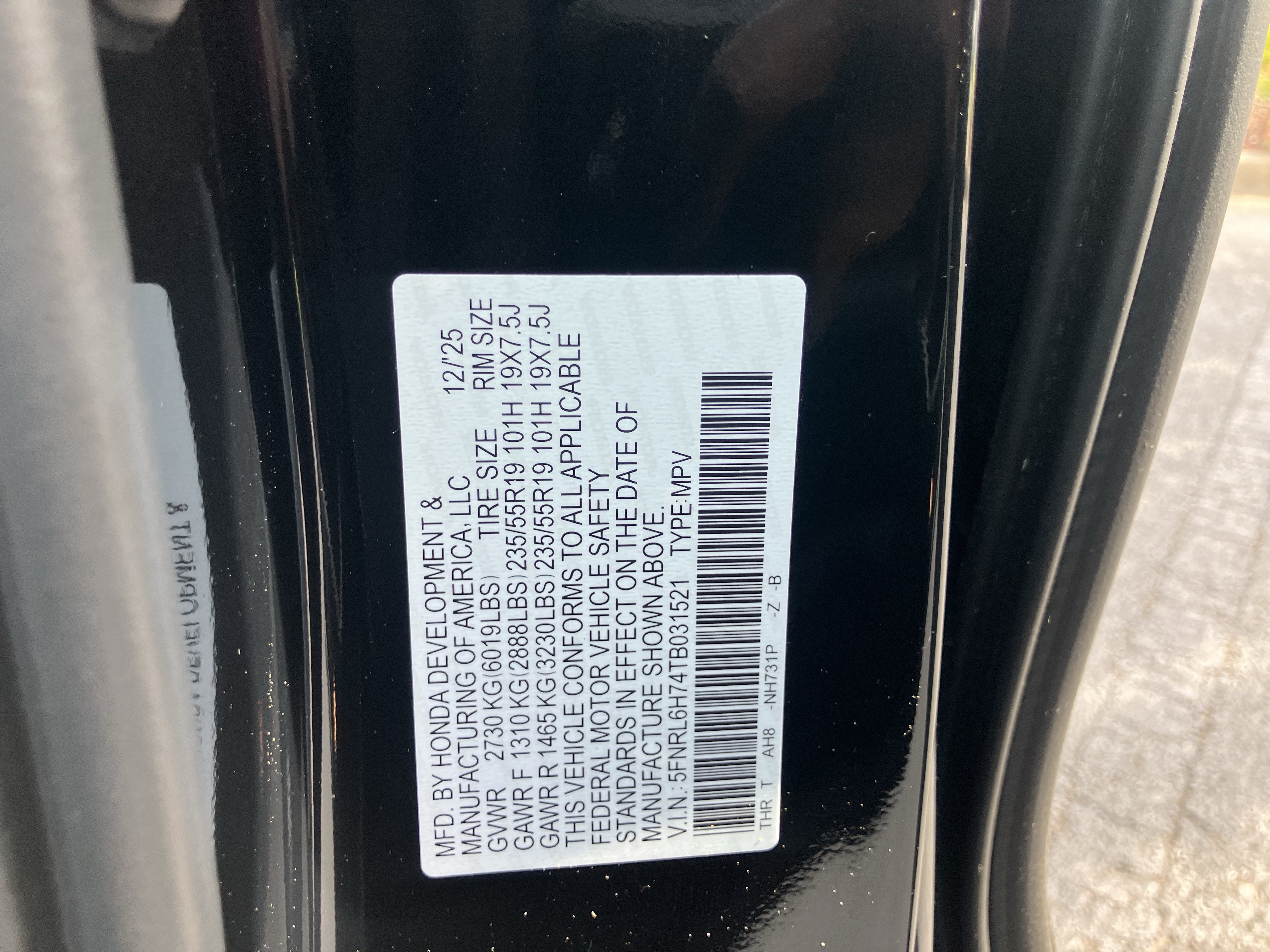 Certified 2026 Honda Odyssey Sport-L image 38