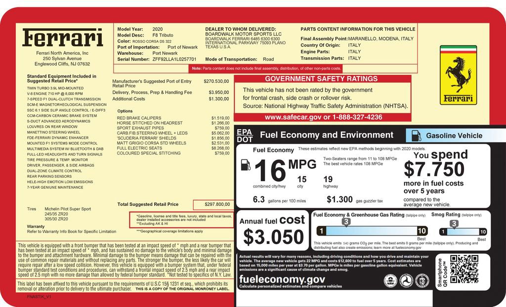 Used 2020 Ferrari F8 Tributo image 41