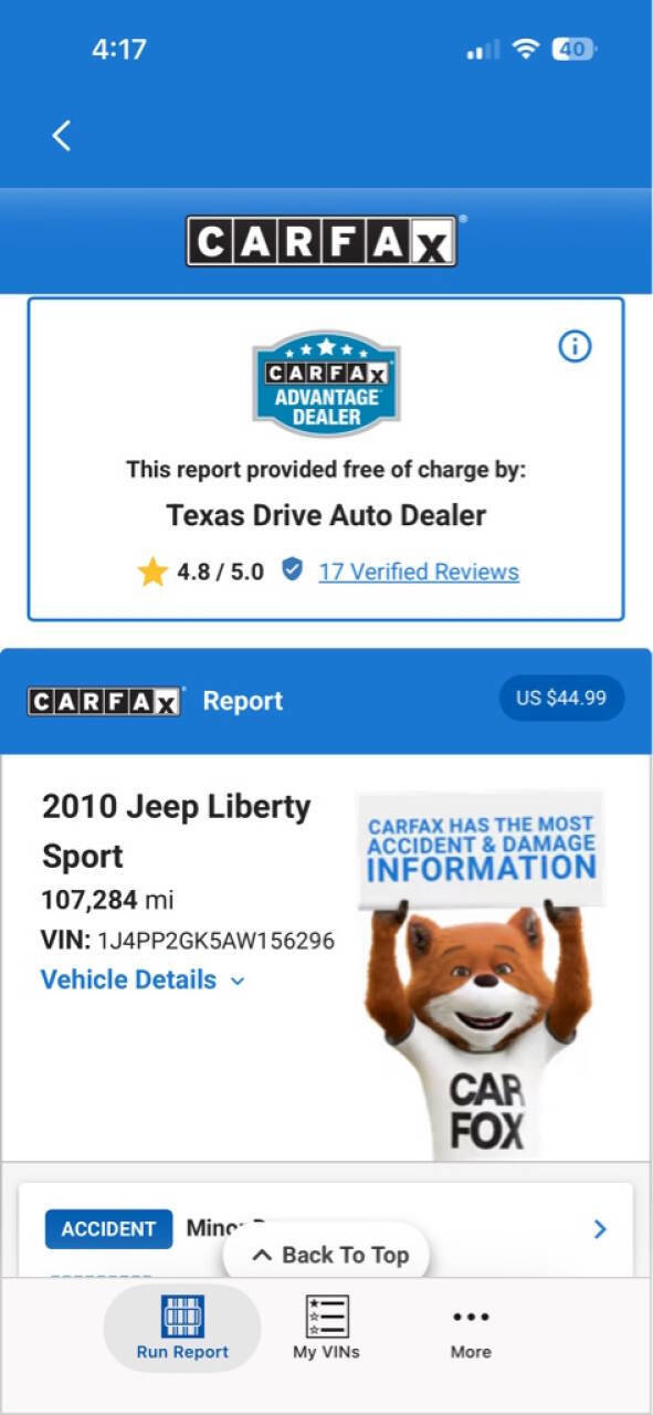 Used 2010 Jeep Liberty Sport image 26