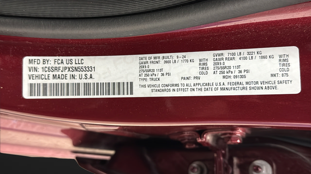 Used 2025 RAM 1500 Laramie AWD/4WD image 29