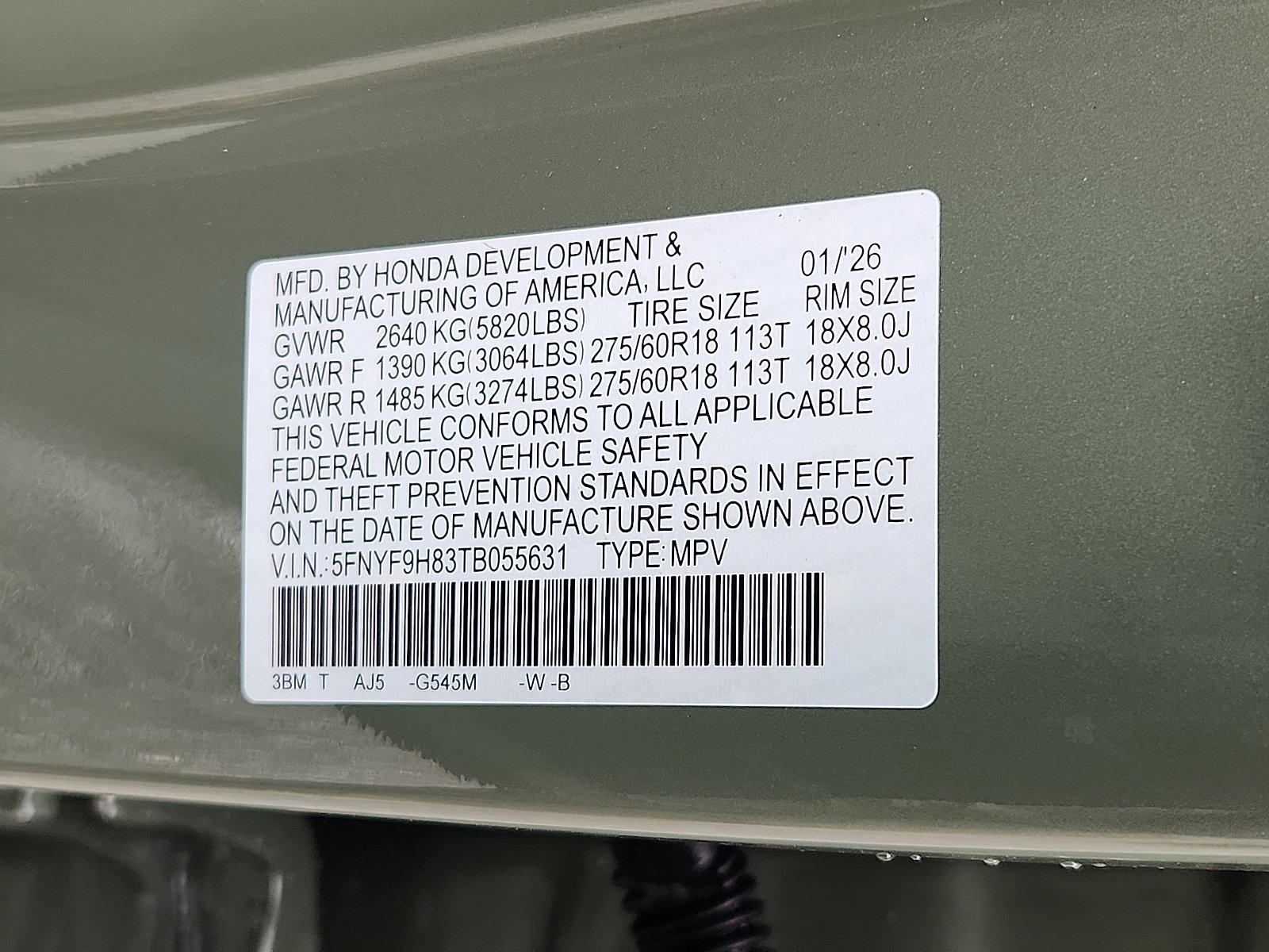 New 2026 Honda Passport TrailSport Elite image 18