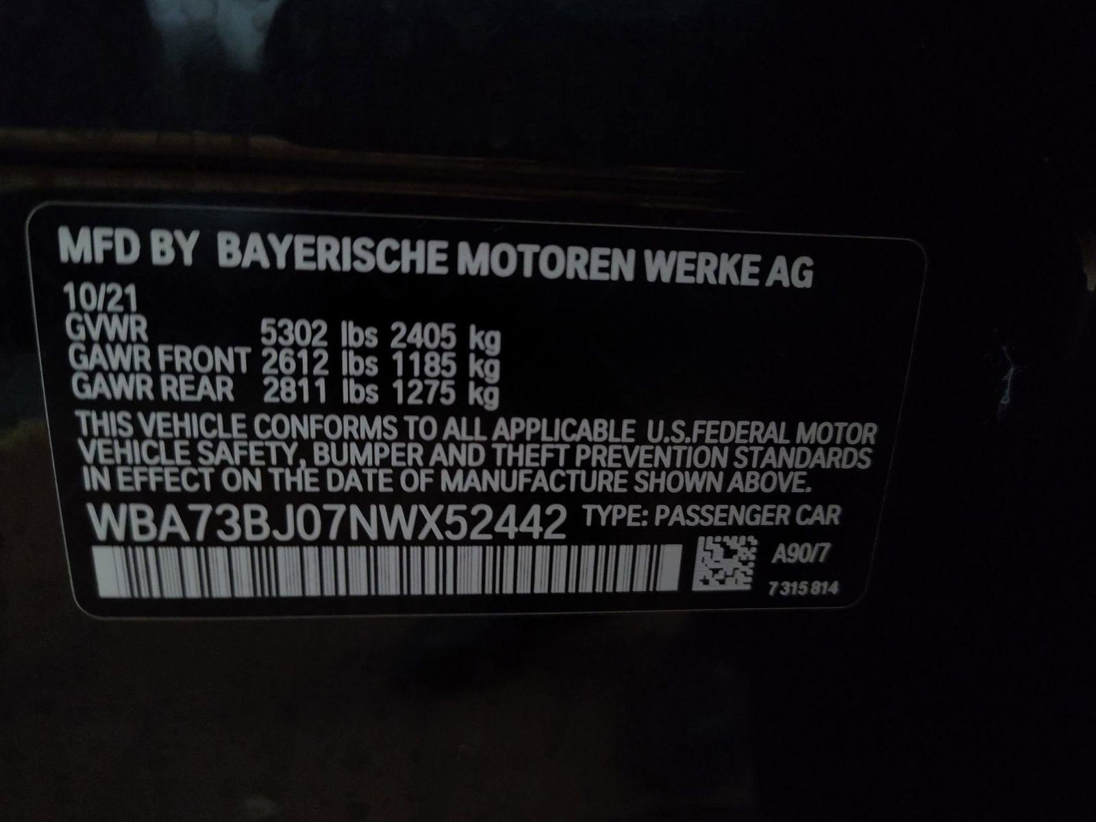 Used 2022 BMW 540i xDrive w/ M Sport Package image 17