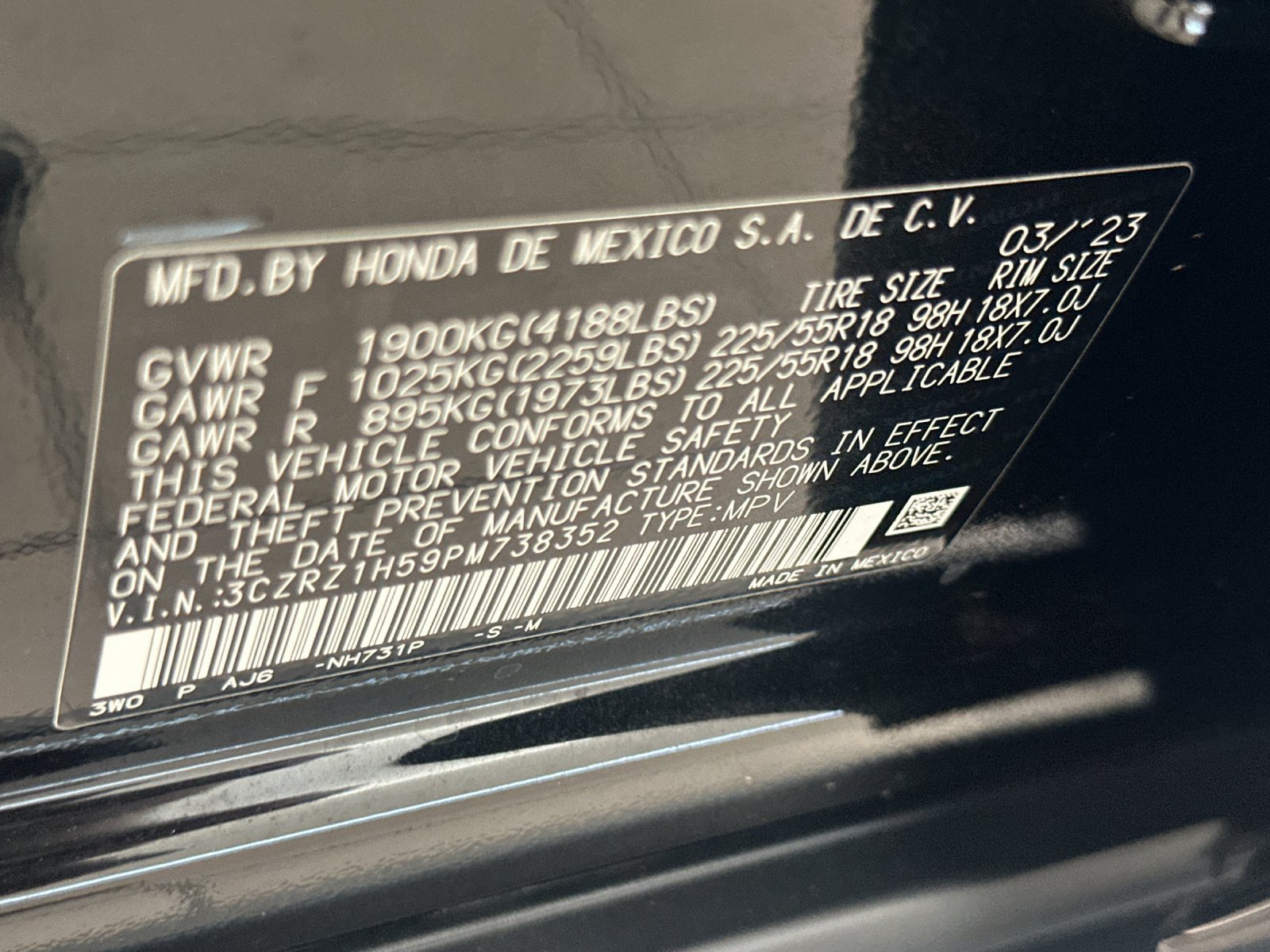 Used 2023 Honda HR-V Sport image 27